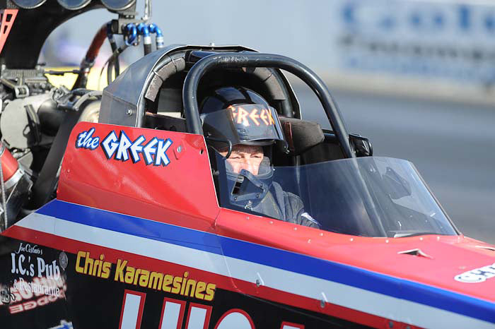 1985 Chris Karamesines NHRA Top Fuel Helmet