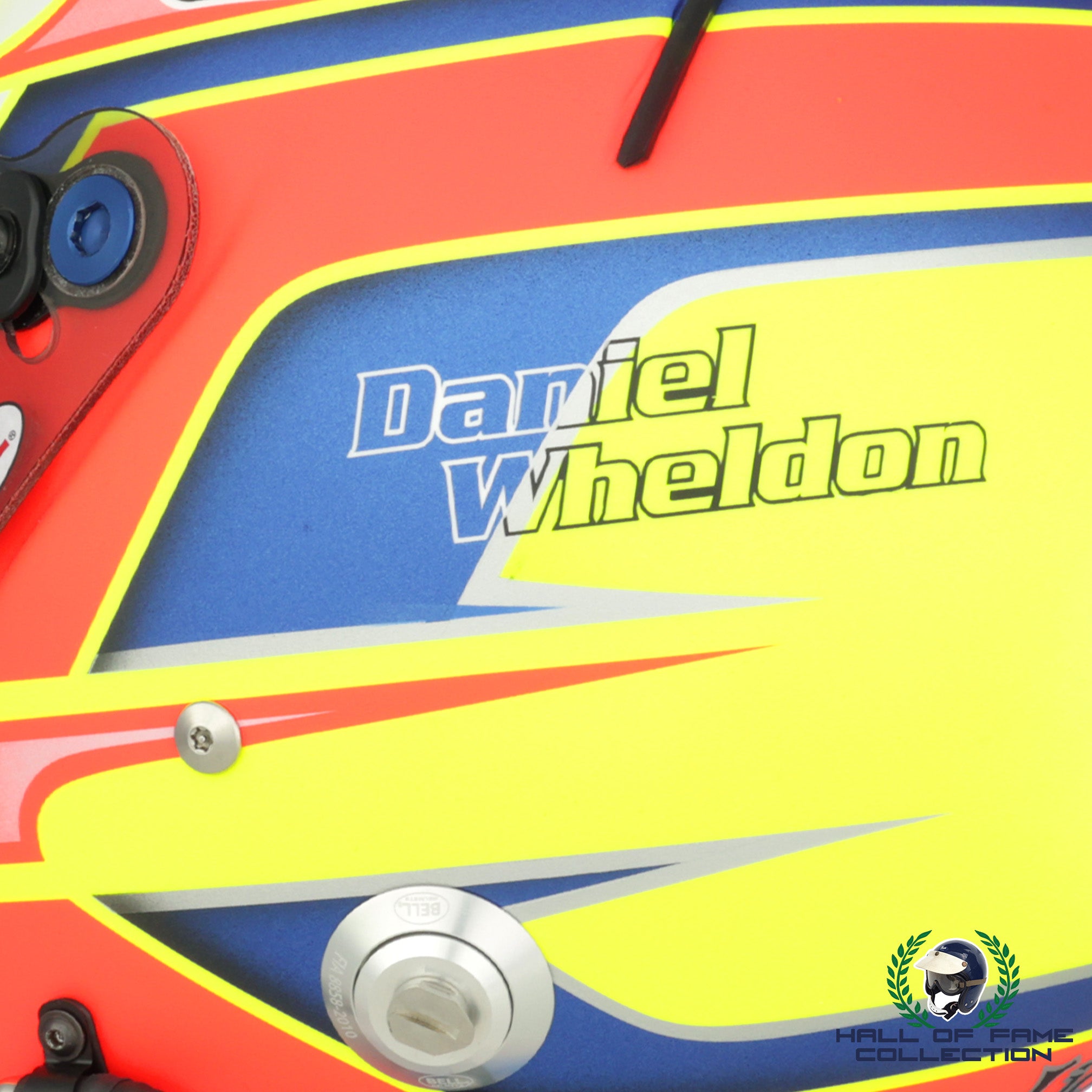 2009 Dan Wheldon Replica Bell Helmet With Signed Race Worn Visor