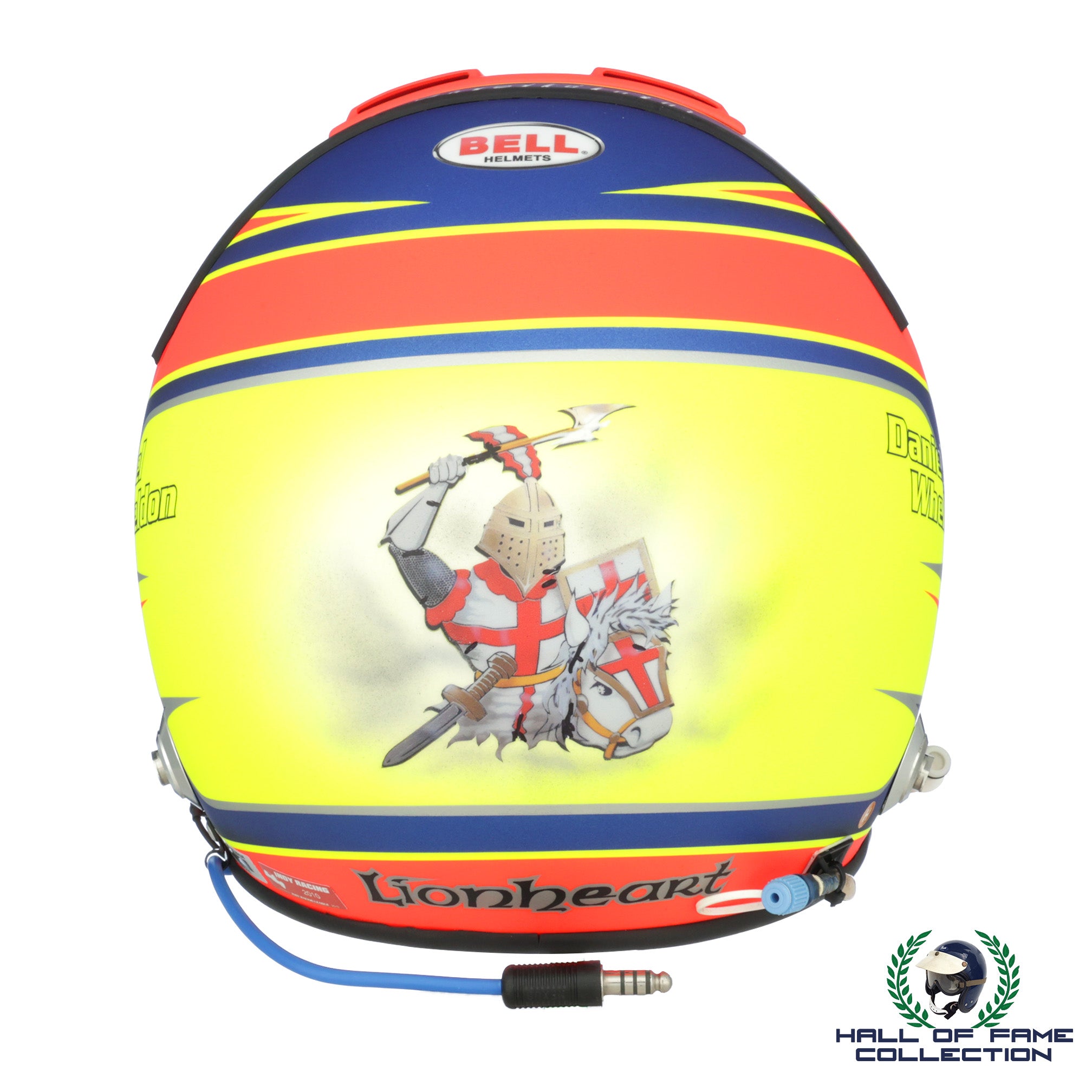 2009 Dan Wheldon Replica Bell Helmet With Signed Race Worn Visor