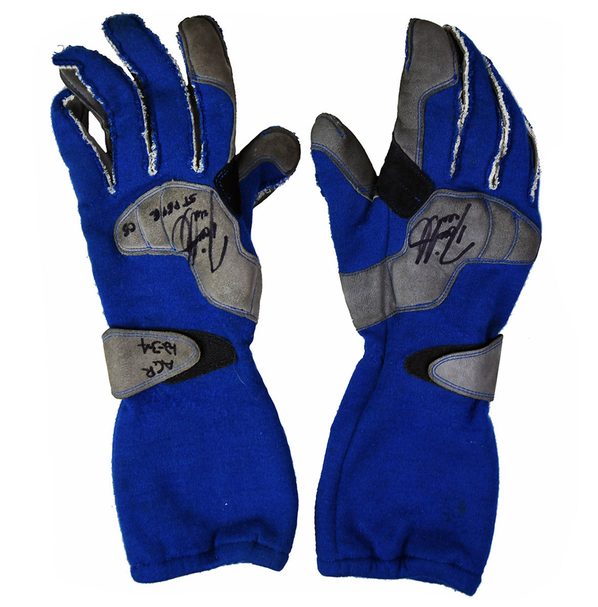 2005 Dario Franchitti Signed Race Used 'St. Petersburg' Andretti Green Gloves