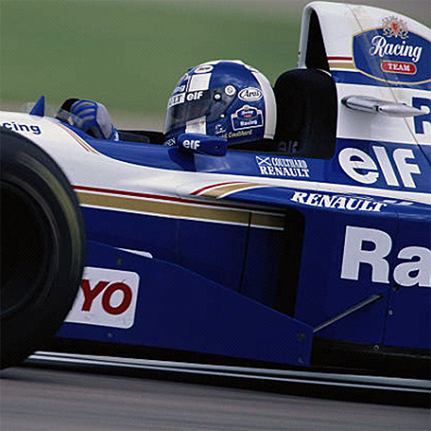 1995 David Coulthard, Rothmans Williams replica helmet