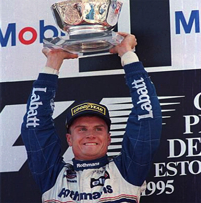 1995 David Coulthard, Rothmans Williams replica helmet