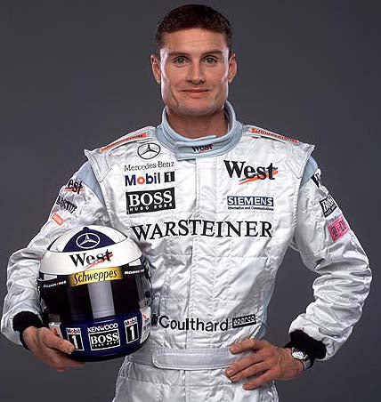 2001 David Coulthard Race Worn McLaren Formula One Suit