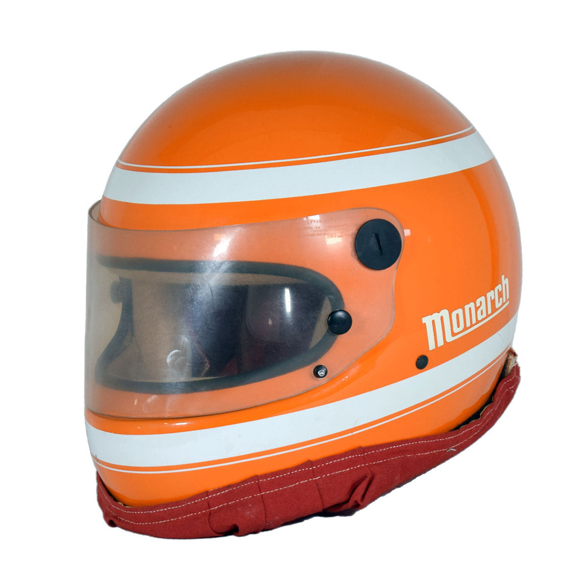 1980's Dennis "Wadd" Weaks Race Used IndyCar Pit Crew Helmet