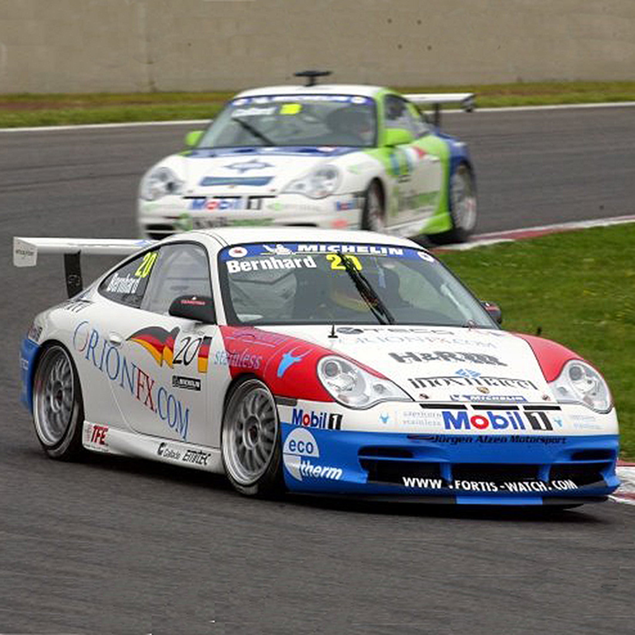 2002 Timo Bernhard, Porsche Supercup race worn suit