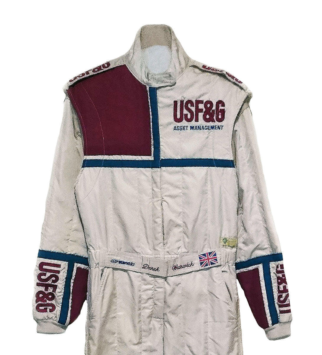 1989 Derek Warwick Race Used USF&G Arrows Formula 1 Suit