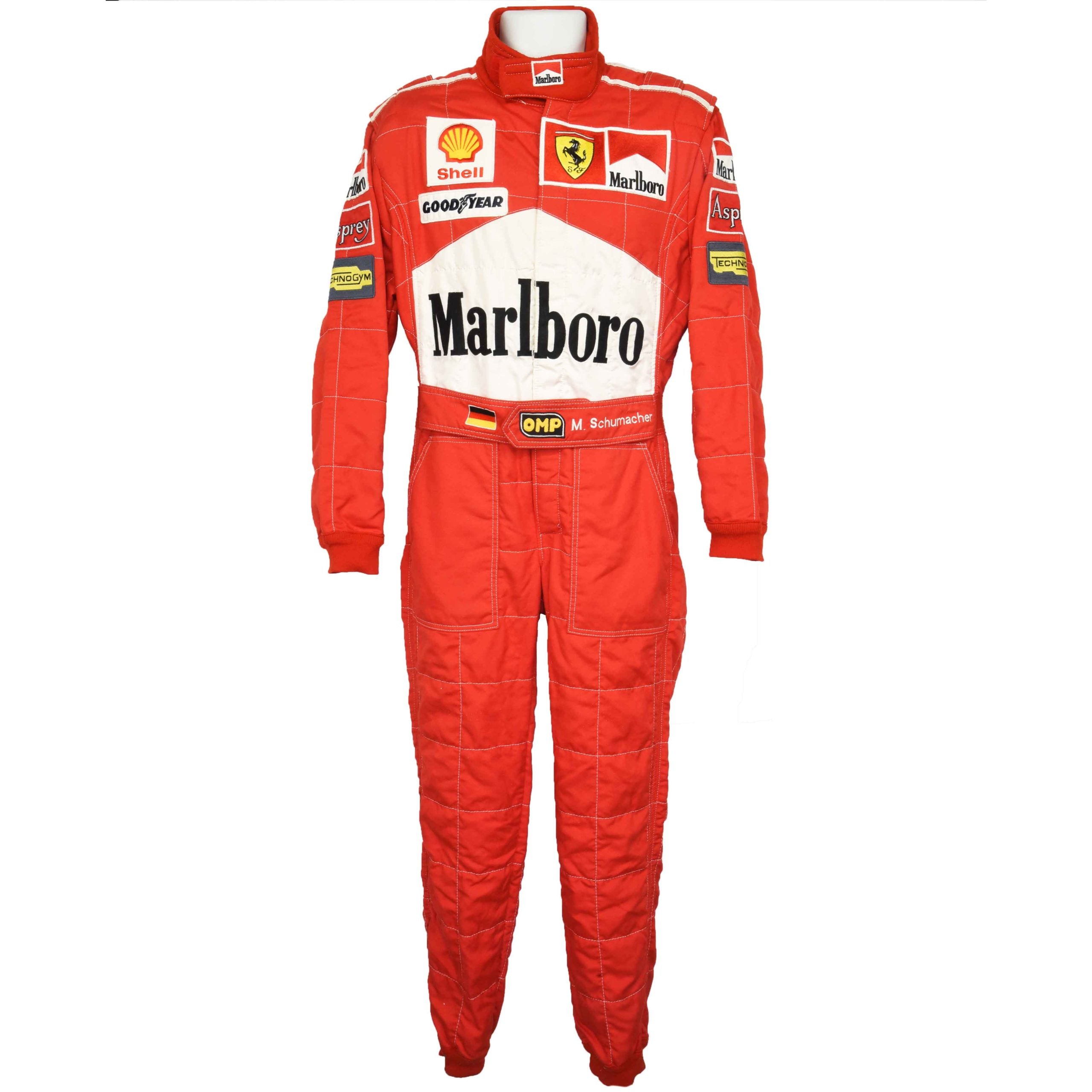 1997 Michael Schumacher Race Winning Canadian Grand Prix Scuderia Ferrari F1 Suit