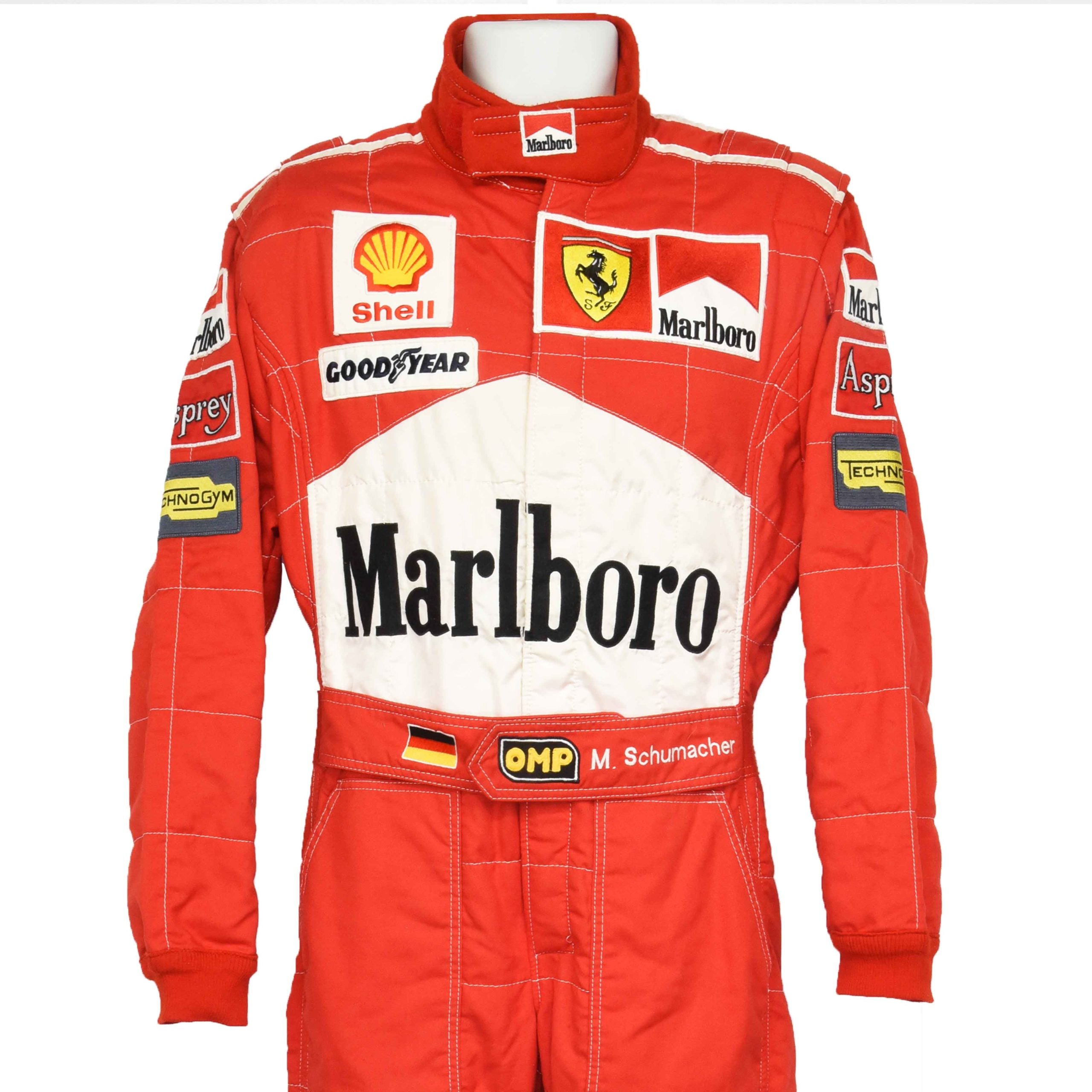 1997 Michael Schumacher Race Winning Canadian Grand Prix Scuderia Ferrari F1 Suit