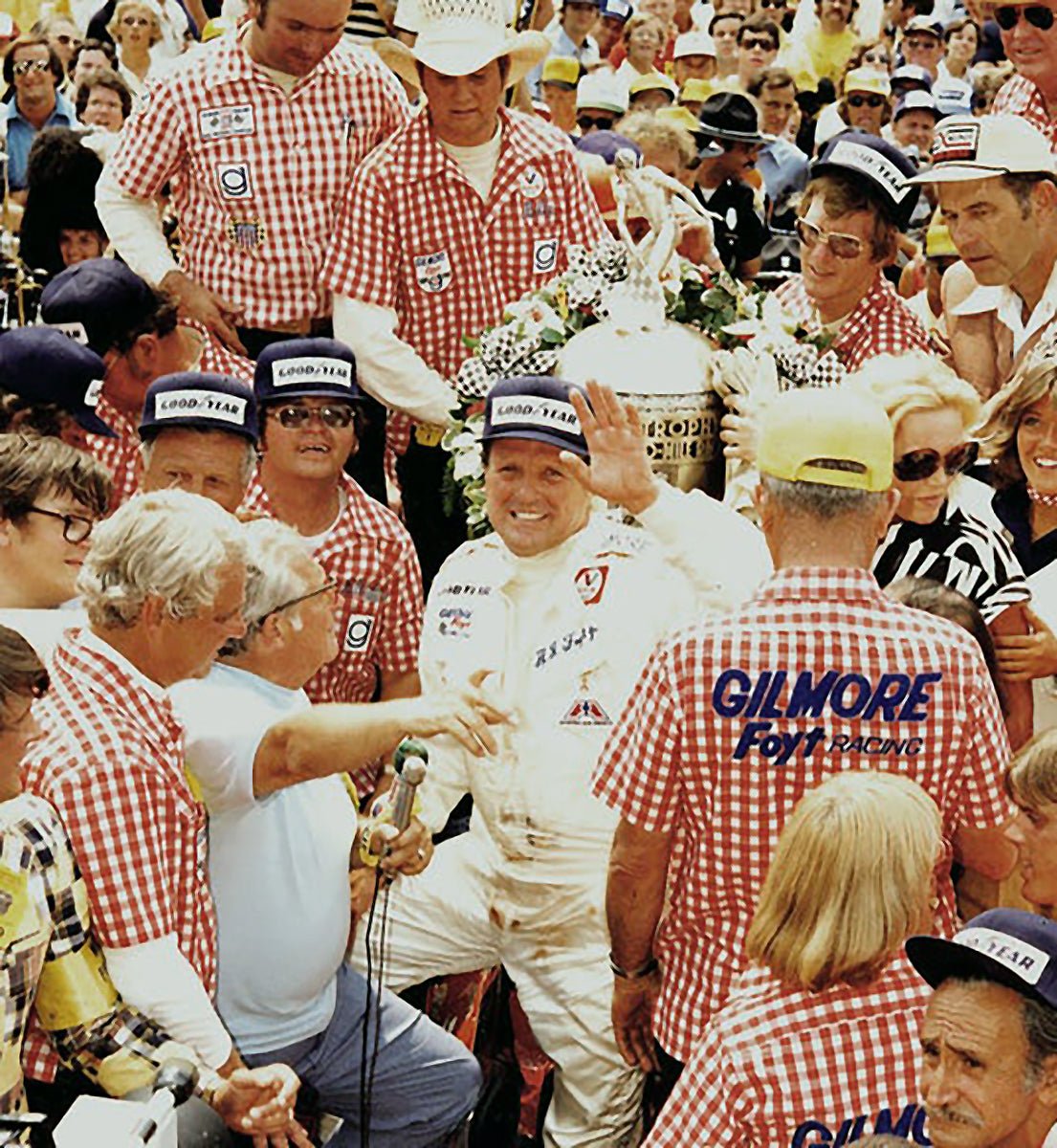 1960's AJ Foyt Original Race Winning 13" IndyCar Trophy