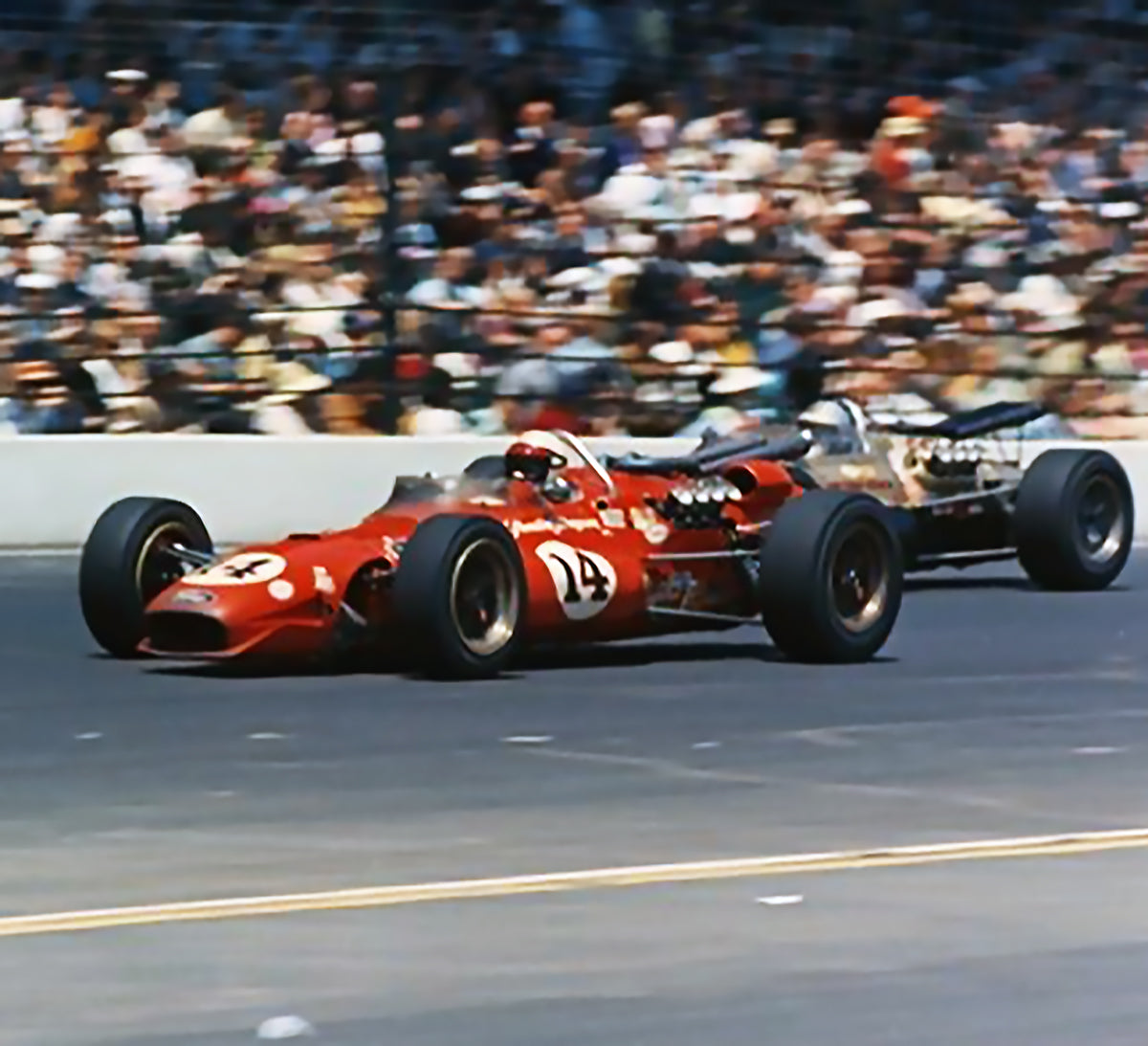 1960's AJ Foyt Original Race Winning 13" IndyCar Trophy