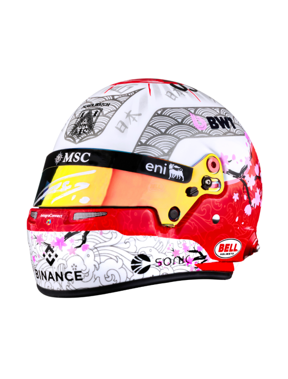 2025 Pierre Gasly Signed Suzuka Special 1:2 Scale Bell Alpine F1 Helmet