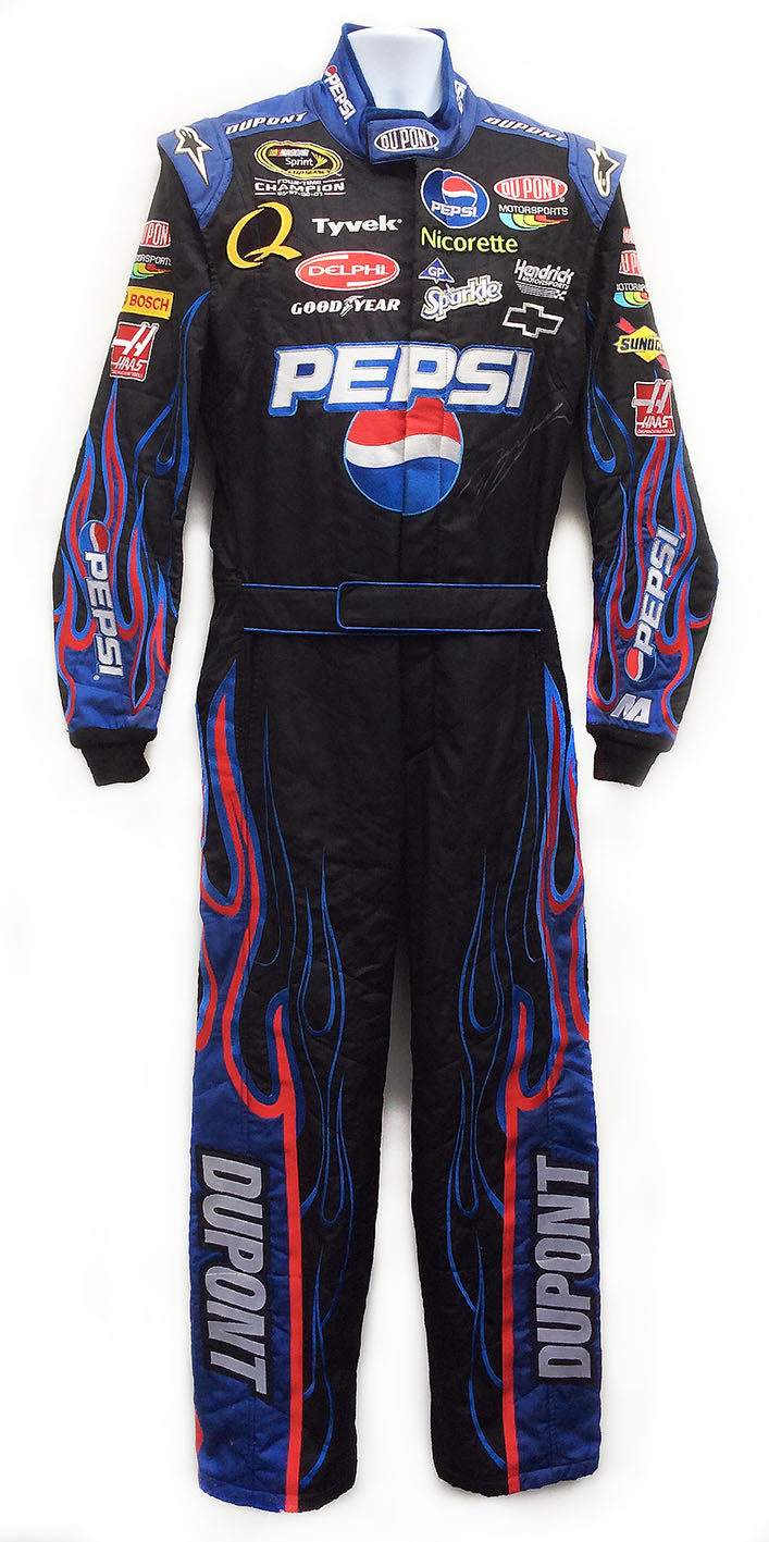 2008 Jeff Gordon, Hendrick Motorsports 'Pepsi 500' race worn suit, signed