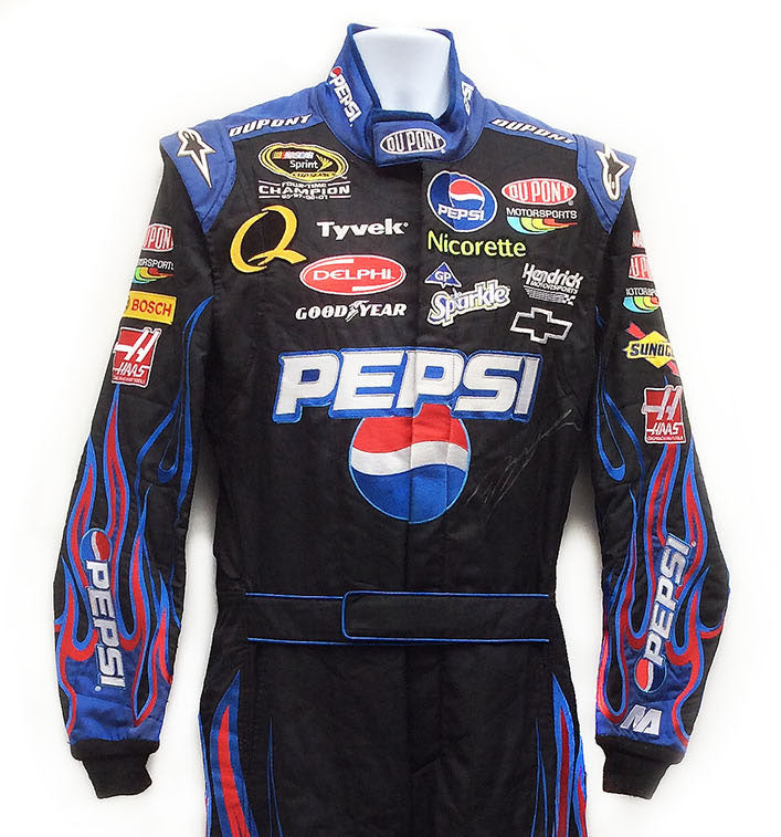 2008 Jeff Gordon, Hendrick Motorsports 'Pepsi 500' race worn suit, signed