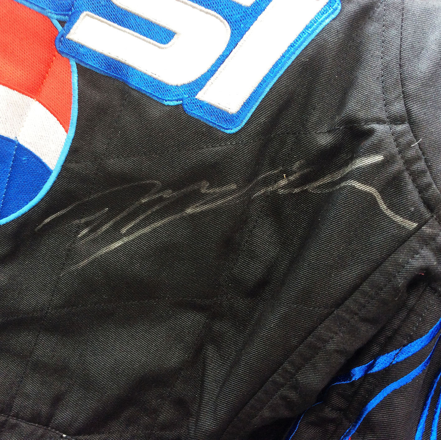 2008 Jeff Gordon, Hendrick Motorsports 'Pepsi 500' race worn suit, signed