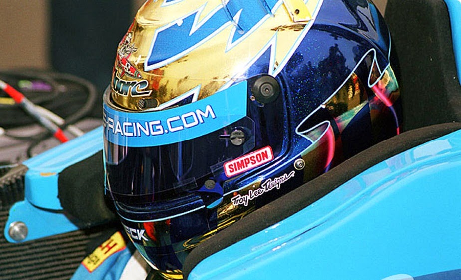 1999 Greg Moore Signed Replica Team Players Simpson IndyCar Helmet