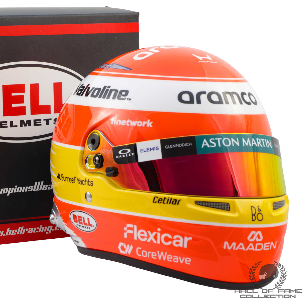 2026 Fernando Alonso Monza 1:2 Scale Helmet