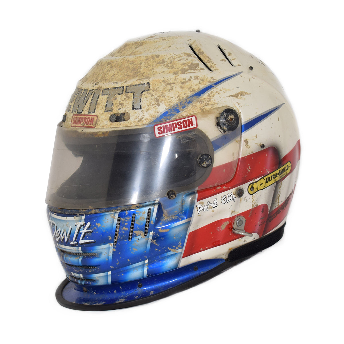 1998 Jack Hewitt USAC Four Crown Nationals Race Winning Eldora Helmet