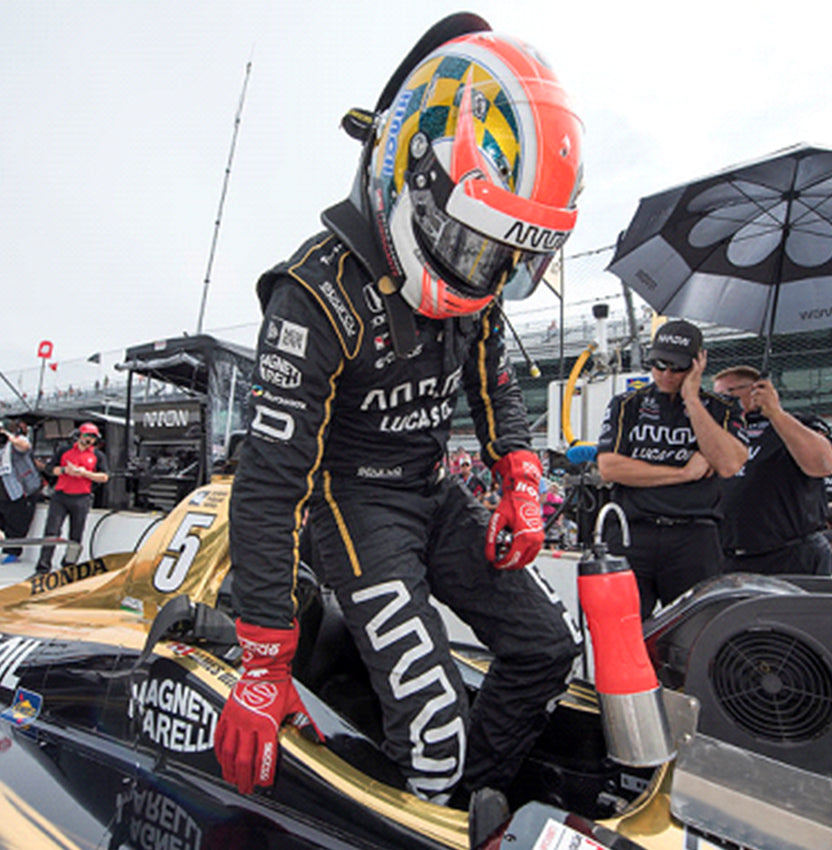 2018 James Hinchcliffe Race Worn IndyCar Gloves