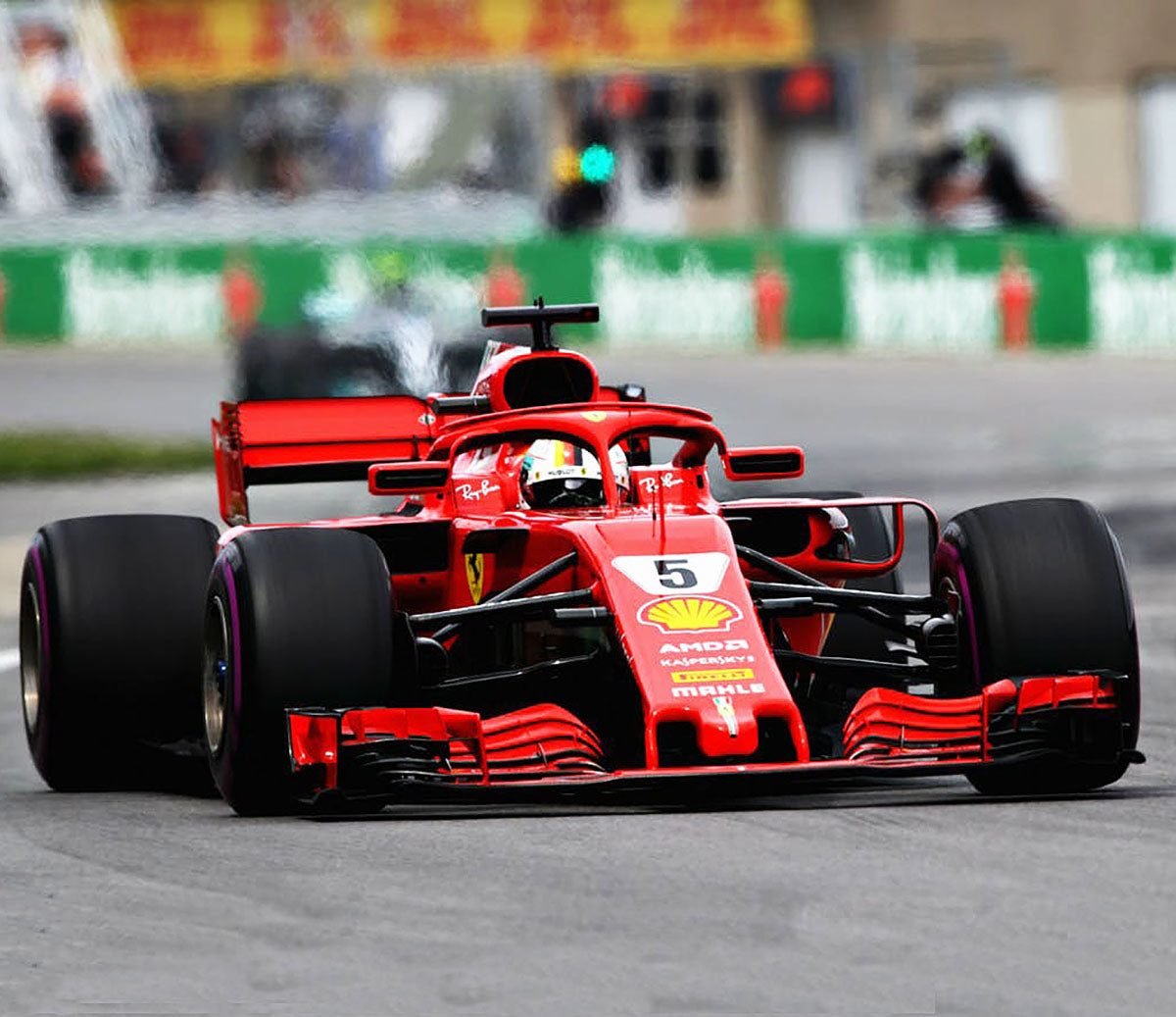 2018 Sebastian Vettel Race Worn Scuderia Ferrari F1 Suit