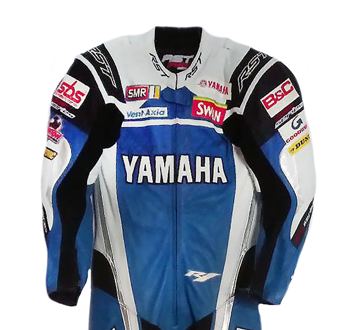 2011 Ian Hutchinson Signed Isle of Man TT Used Yamaha Leathers