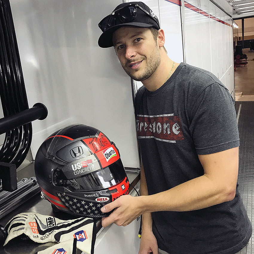 2018 Marco Andretti Signed Race Used Toronto Andretti Autosport Bell HP7 IndyCar Helmet