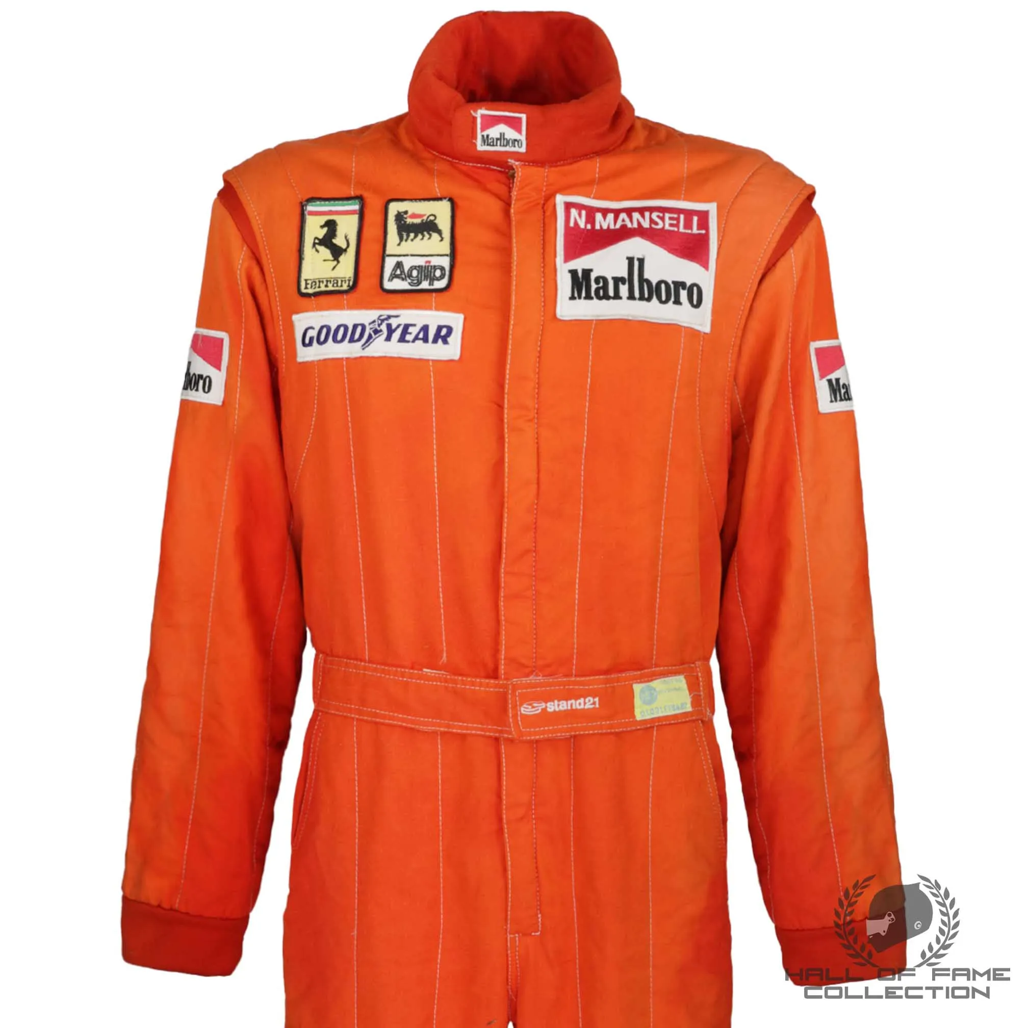 1989 Nigel Mansell Race Used Scuderia Ferrari F1 Suit