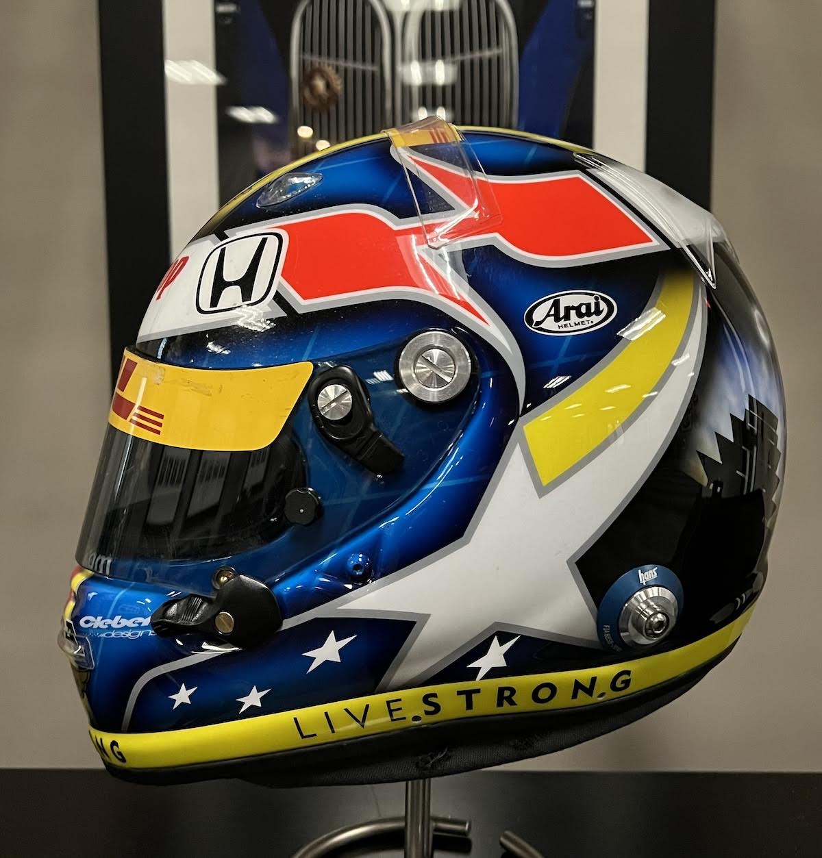 2011 Ryan Hunter-Reay Signed 100 Anniversary Indy 500 Race Used Helmet and IndyCar Suit