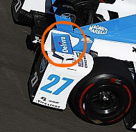 2017 Marco Andretti Race Used IndyCar Winglet