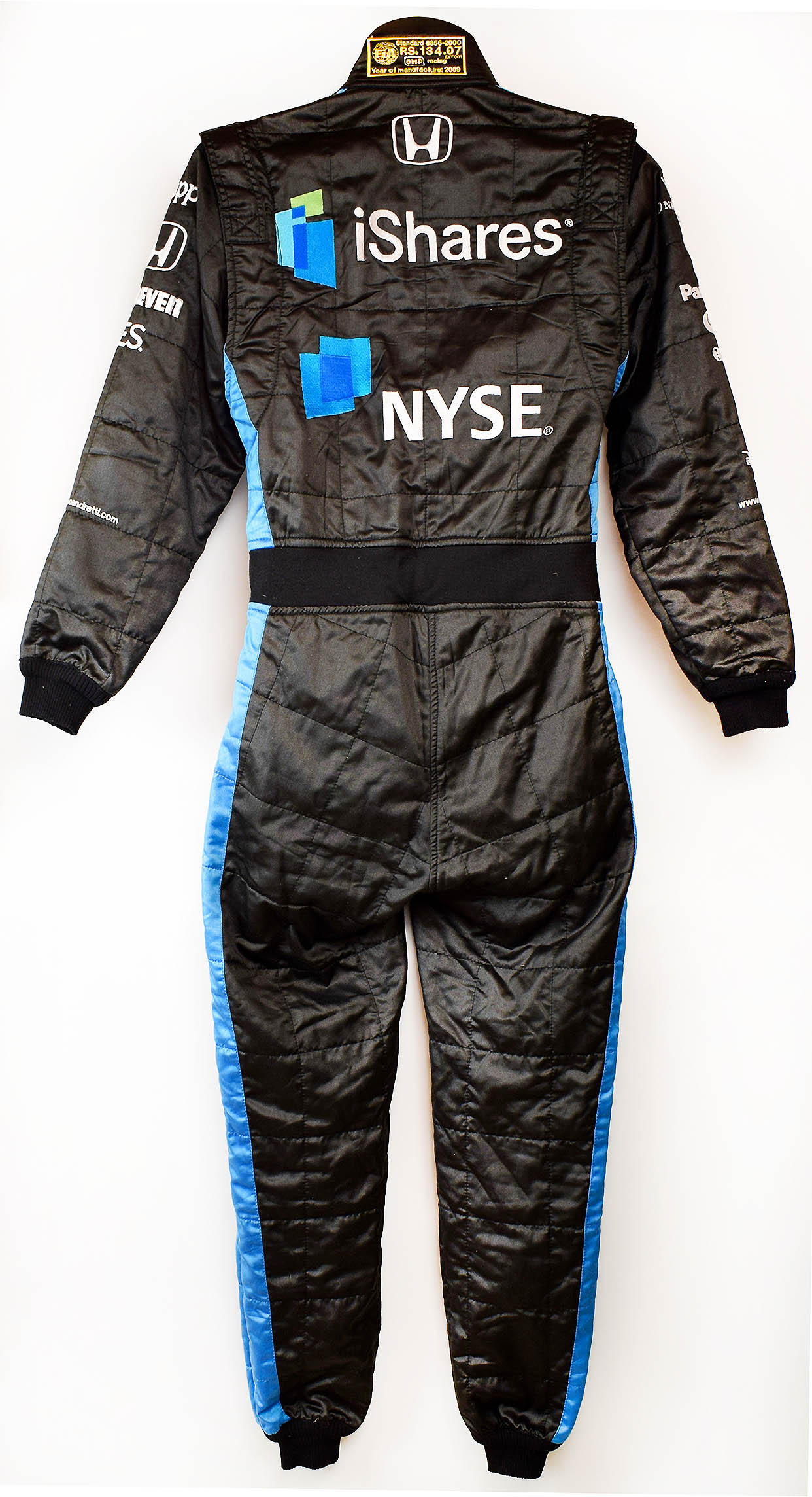 2009 Marco Andretti Signed Toronto Indy iShares Race Worn IndyCar Suit