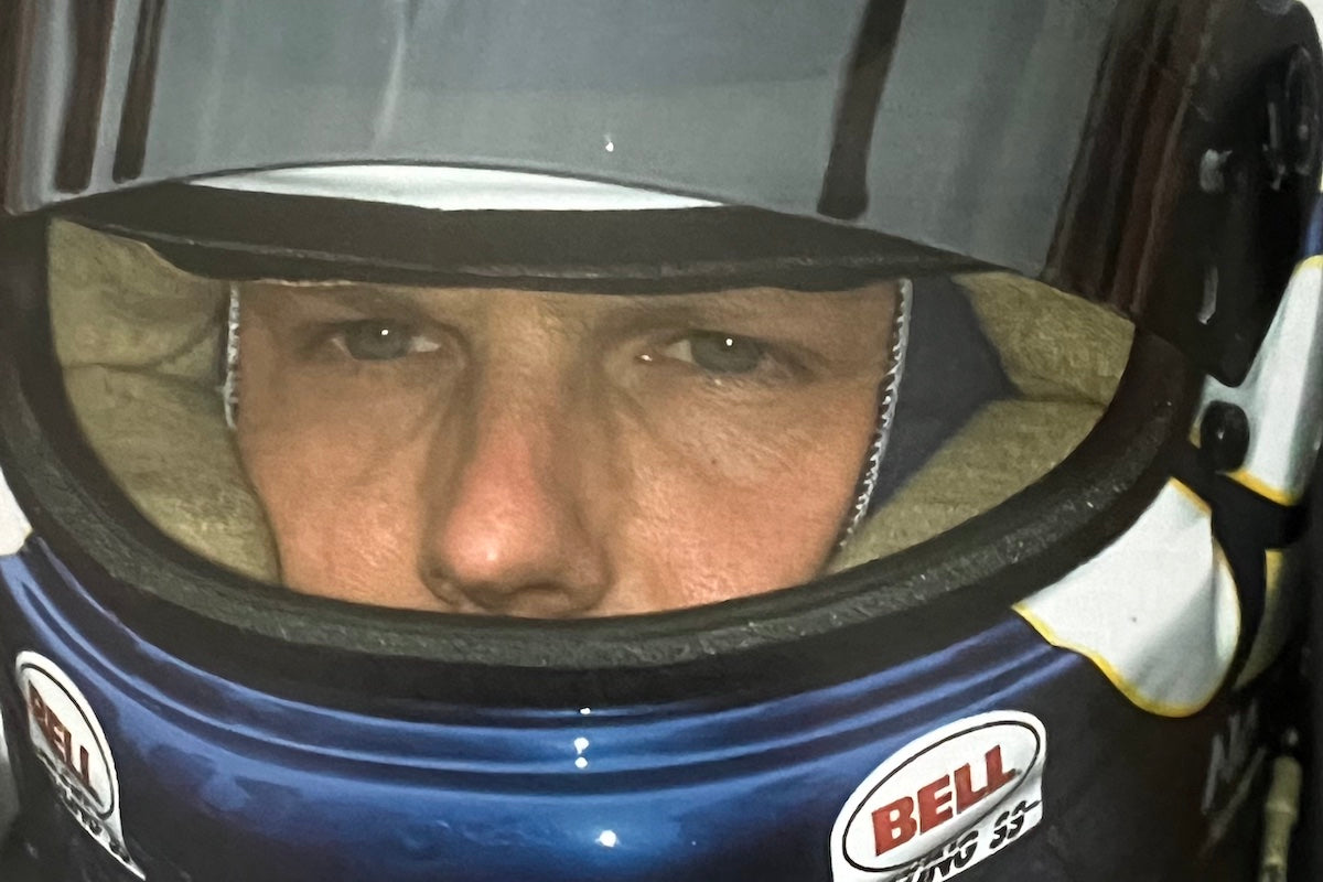1996 Jeff Krosnoff Signed Race Used Bell Feuling Arciero-Wells Racing