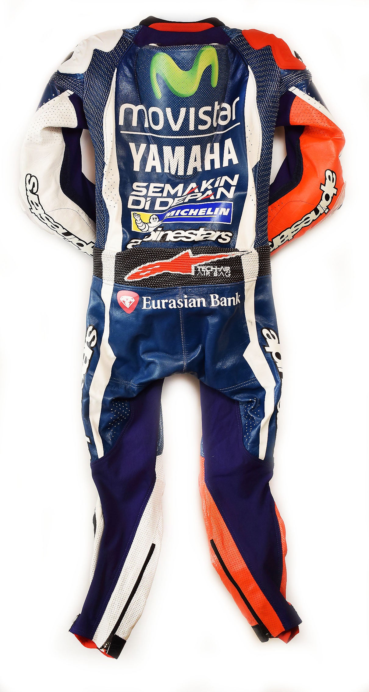 2016 Jorge Lorenzo Race Used Movistar Yamaha MotoGP Leathers - Now Signed!