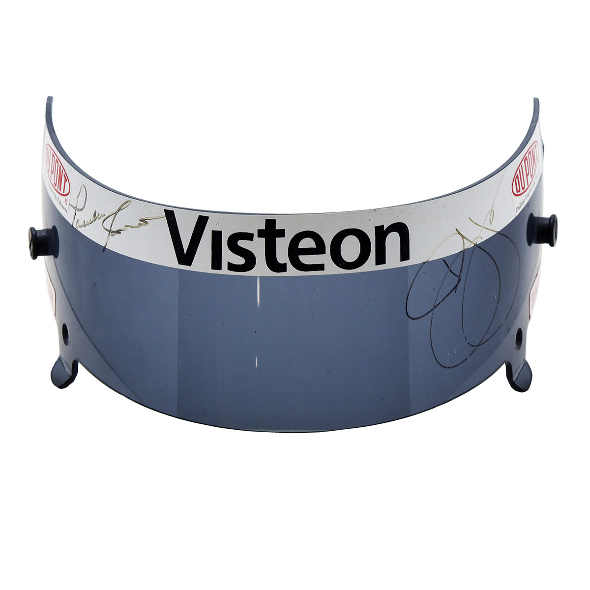 1999 PJ Jones/Parnelli Jones Signed Race Used Patrick Racing IndyCar Visor