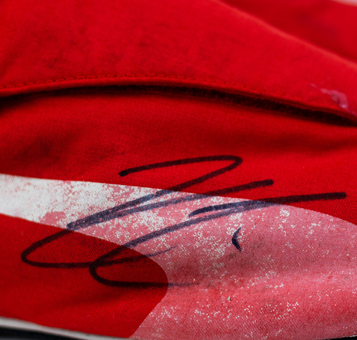 2016 Kimi Raikkonen Signed Race Used Ferrari F1 Boots