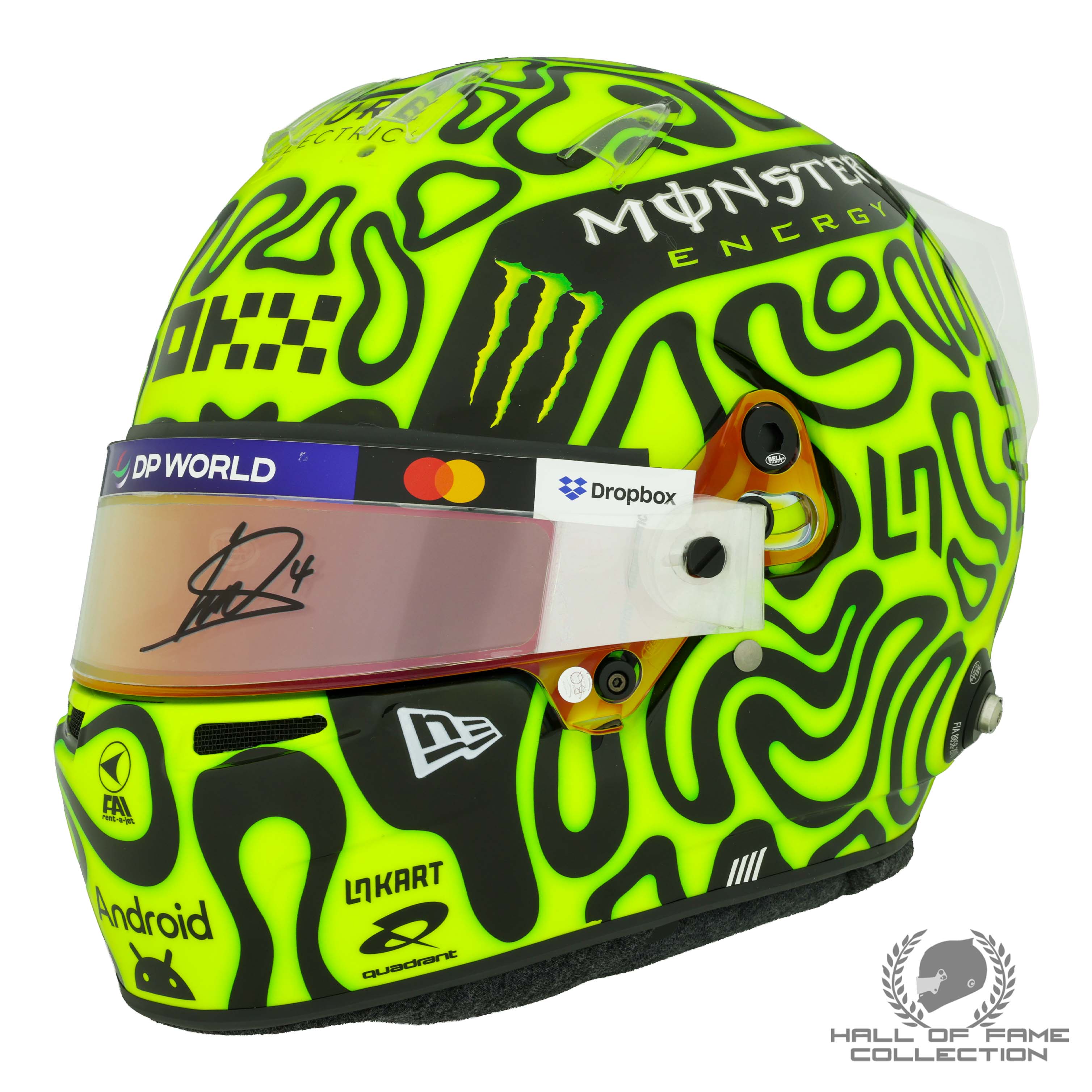 2025 Lando Norris Signed World Championship Season Used McLaren F1 Helmet