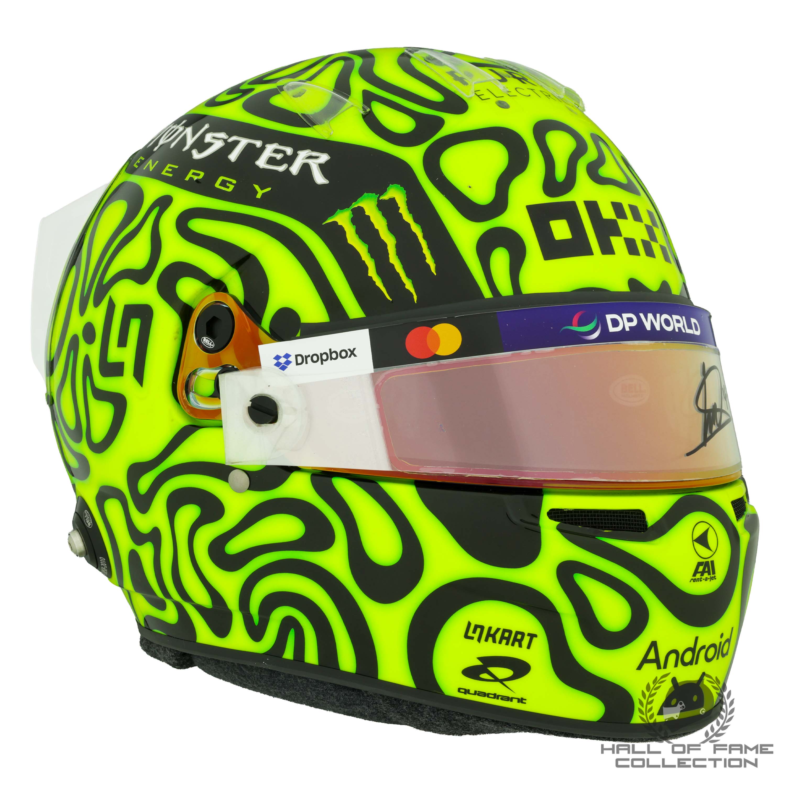 2025 Lando Norris Signed World Championship Season Used McLaren F1 Helmet