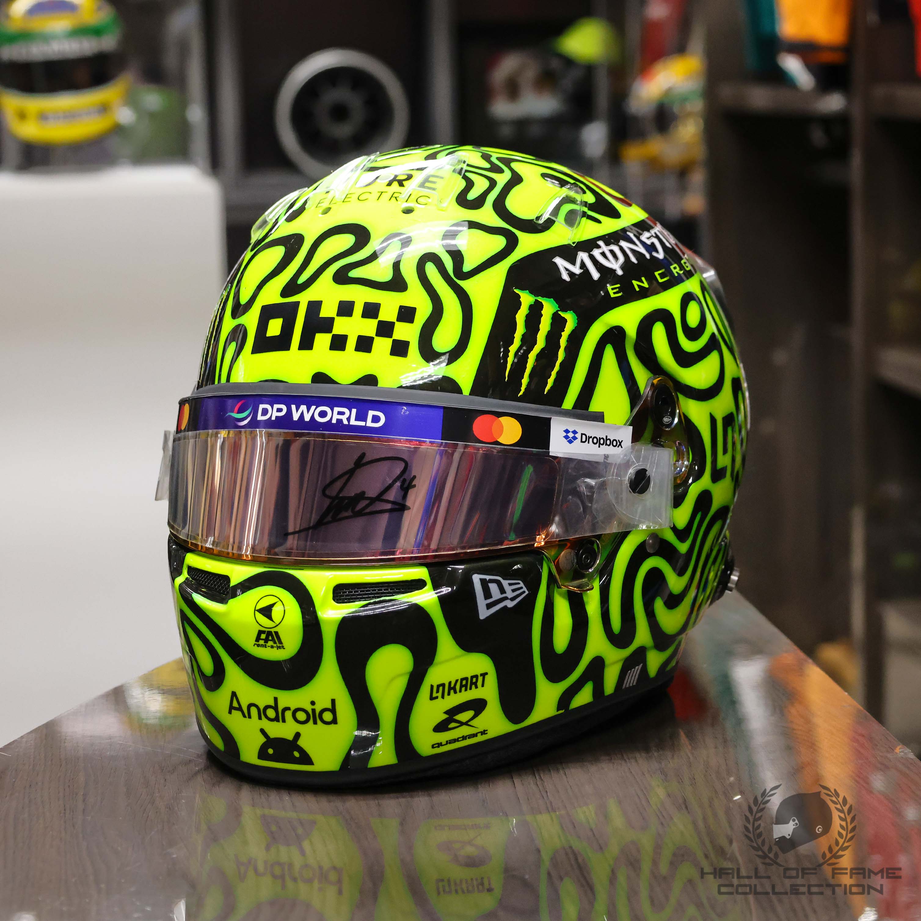 2025 Lando Norris Signed World Championship Season Used McLaren F1 Helmet