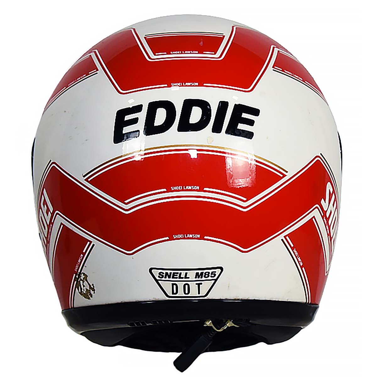 1991 Eddie Lawson Signed Cagiva Corse MotoGP Race Worn Helmet