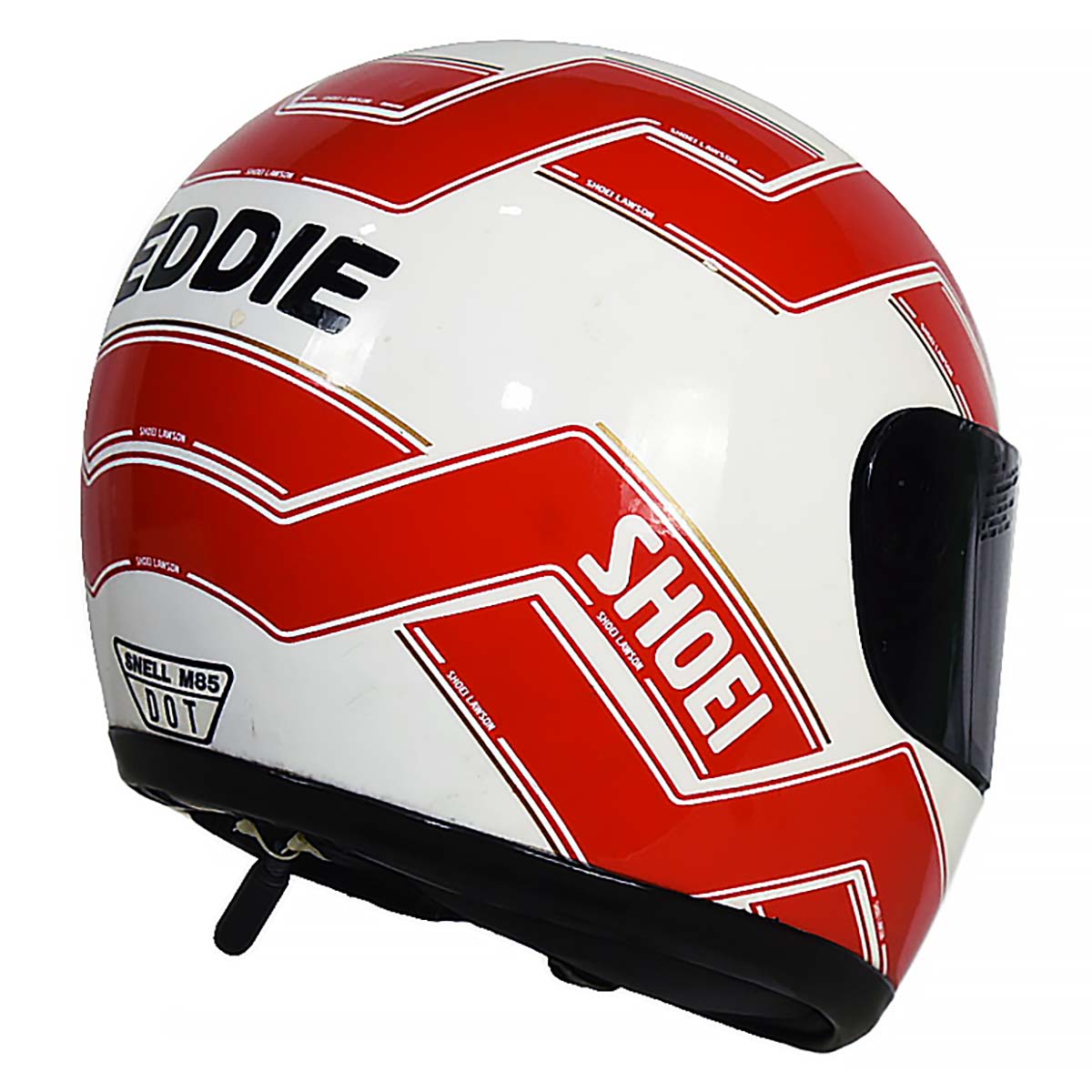 1991 Eddie Lawson Signed Cagiva Corse MotoGP Race Worn Helmet