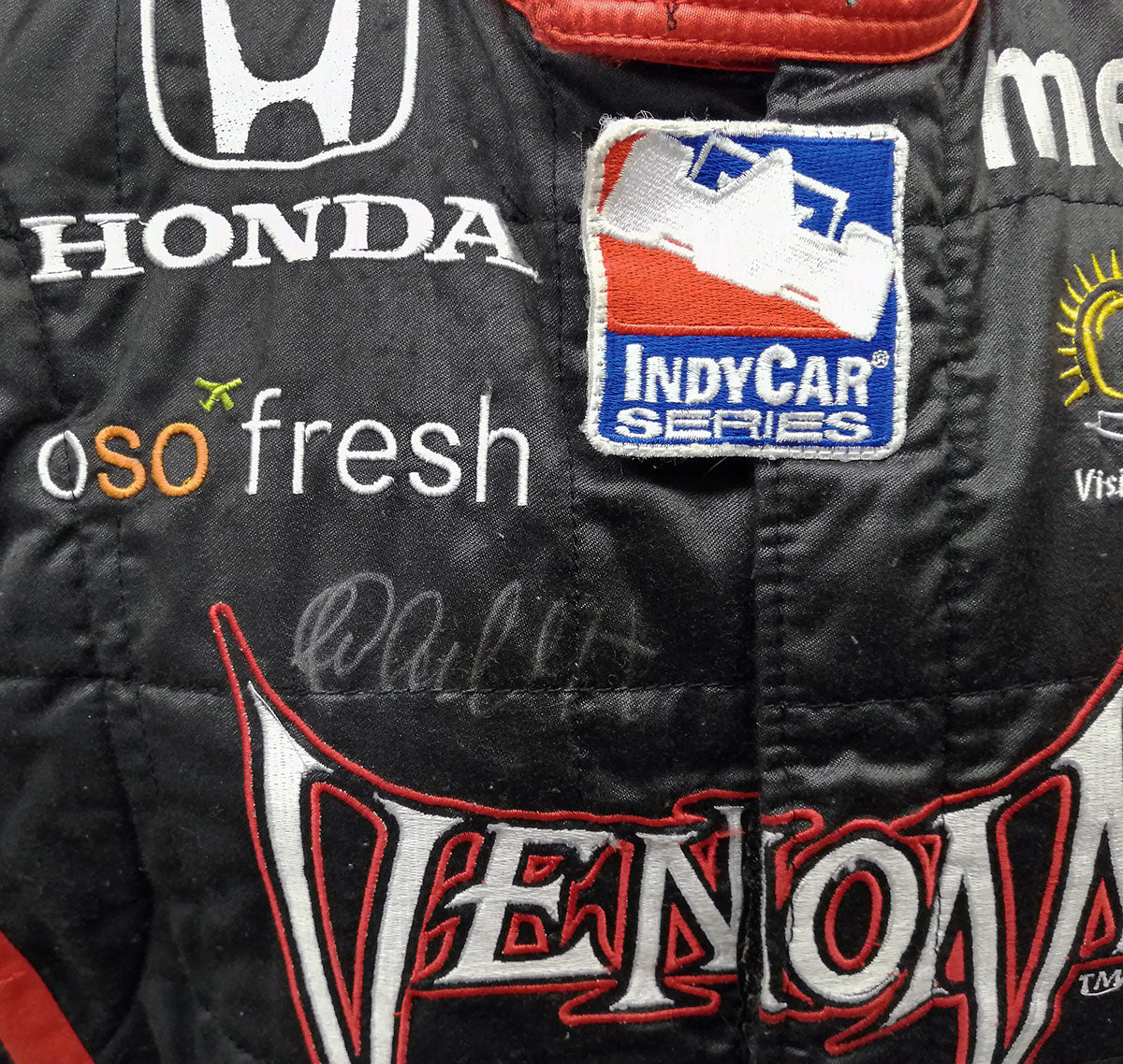 2009 Marco Andretti Signed Venom Andretti Autosport Race Worn Suit