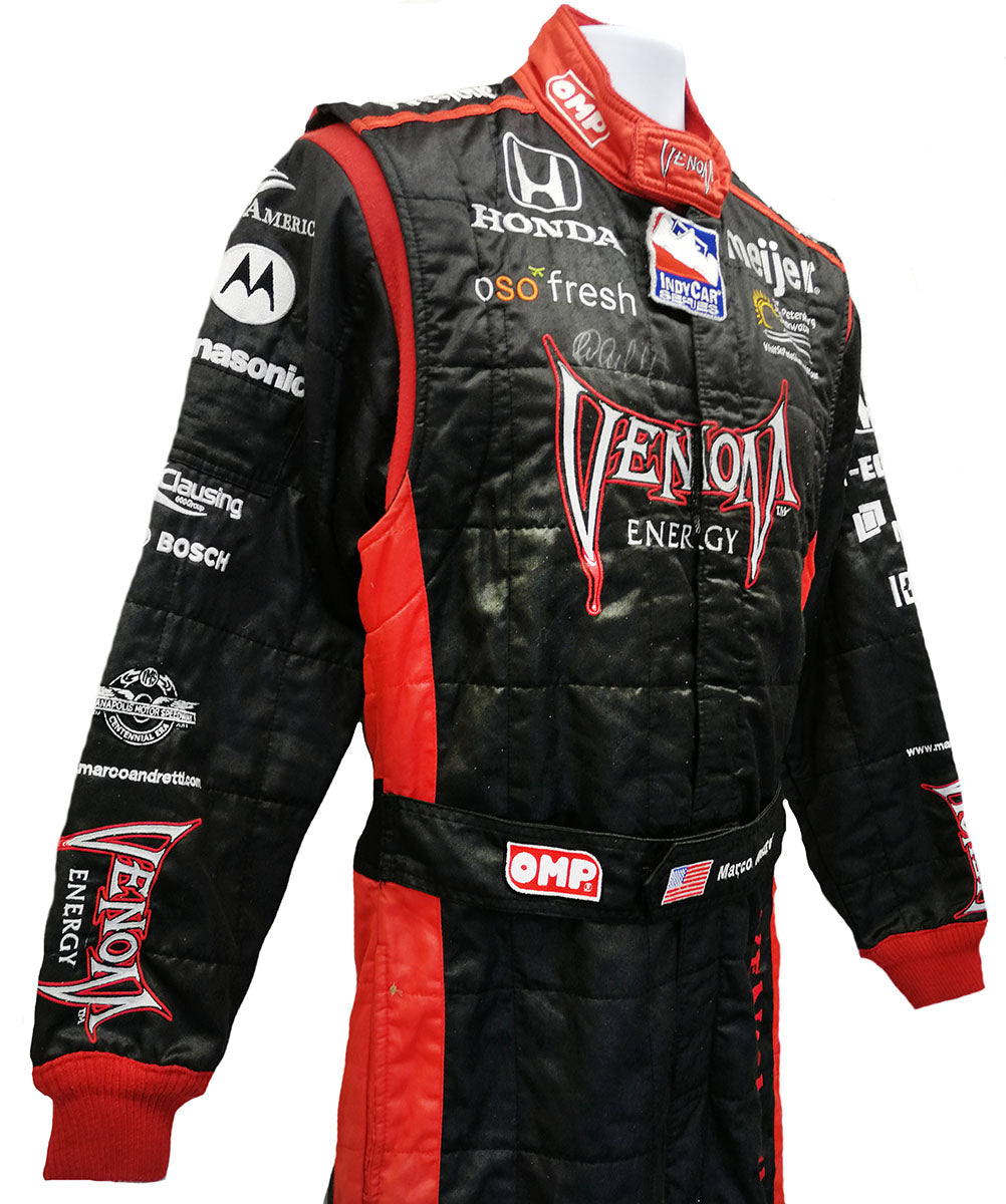 2009 Marco Andretti Signed Venom Andretti Autosport Race Worn Suit