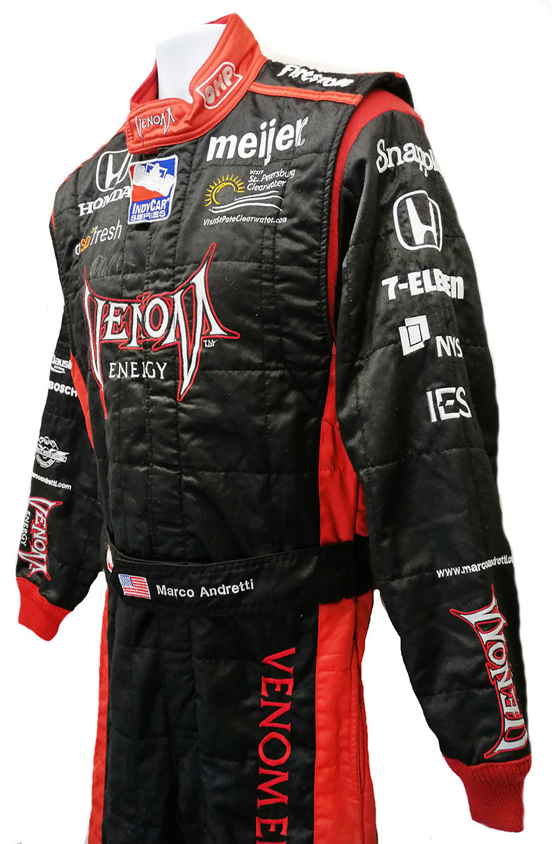 2009 Marco Andretti Signed Venom Andretti Autosport Race Worn Suit