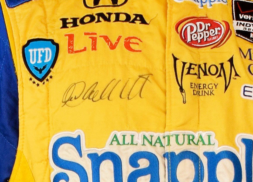 2014 Marco Andretti Signed Snapple Race Used IndyCar Suit