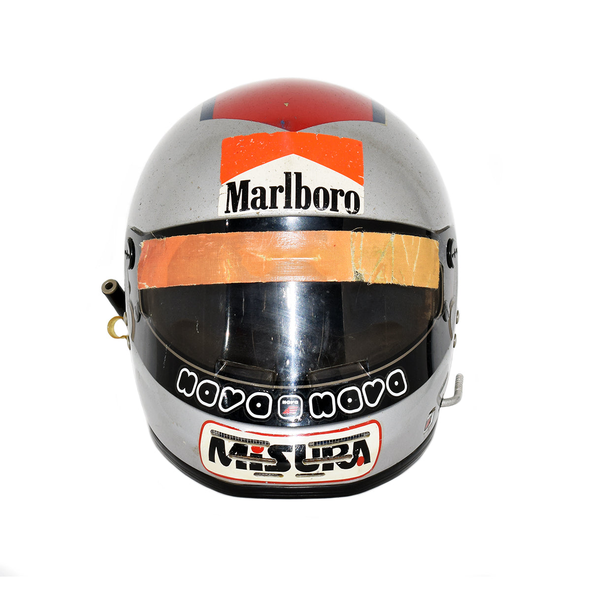 1981 Mario Andretti Race Used Alfa Romeo Formula One Helmet