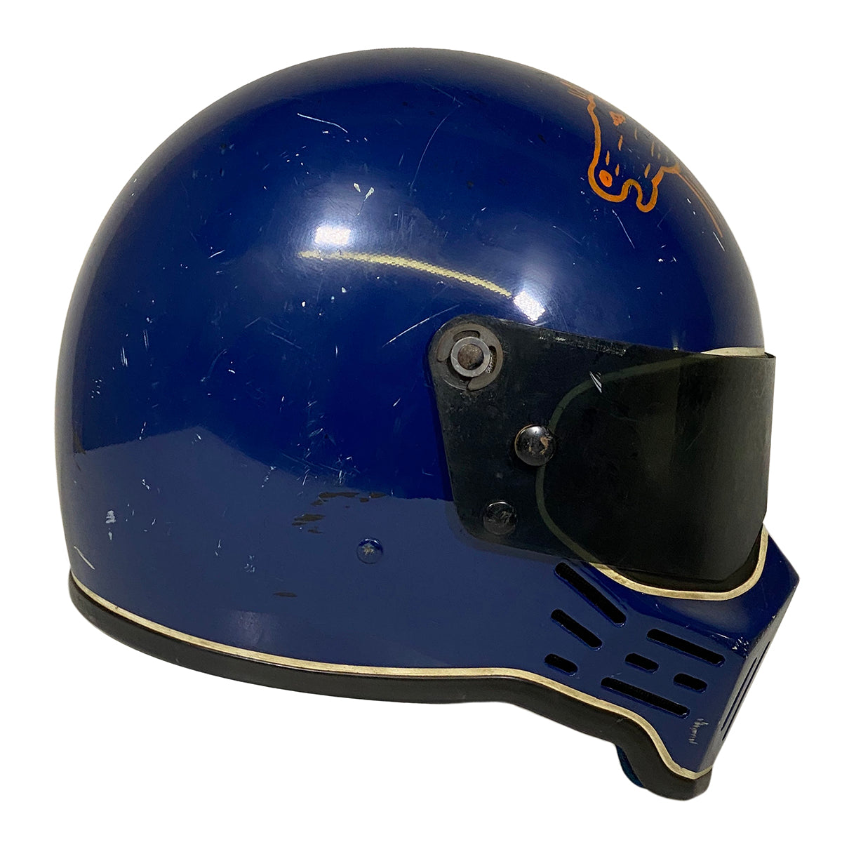 1980 Chip Mead Race Worn IndyCar Simpson Helmet