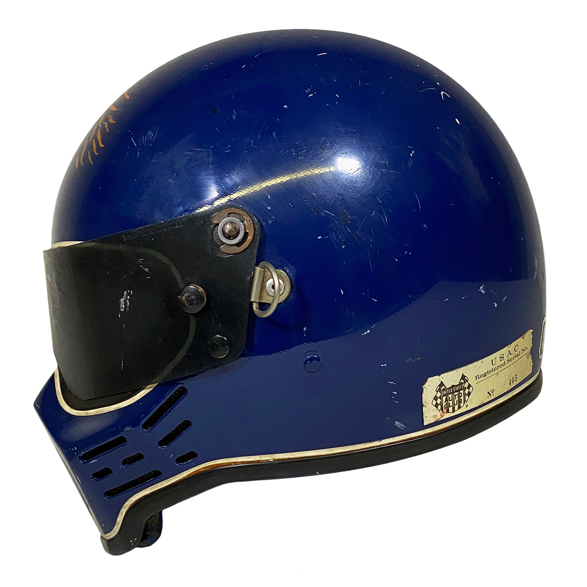 1980 Chip Mead Race Worn IndyCar Simpson Helmet