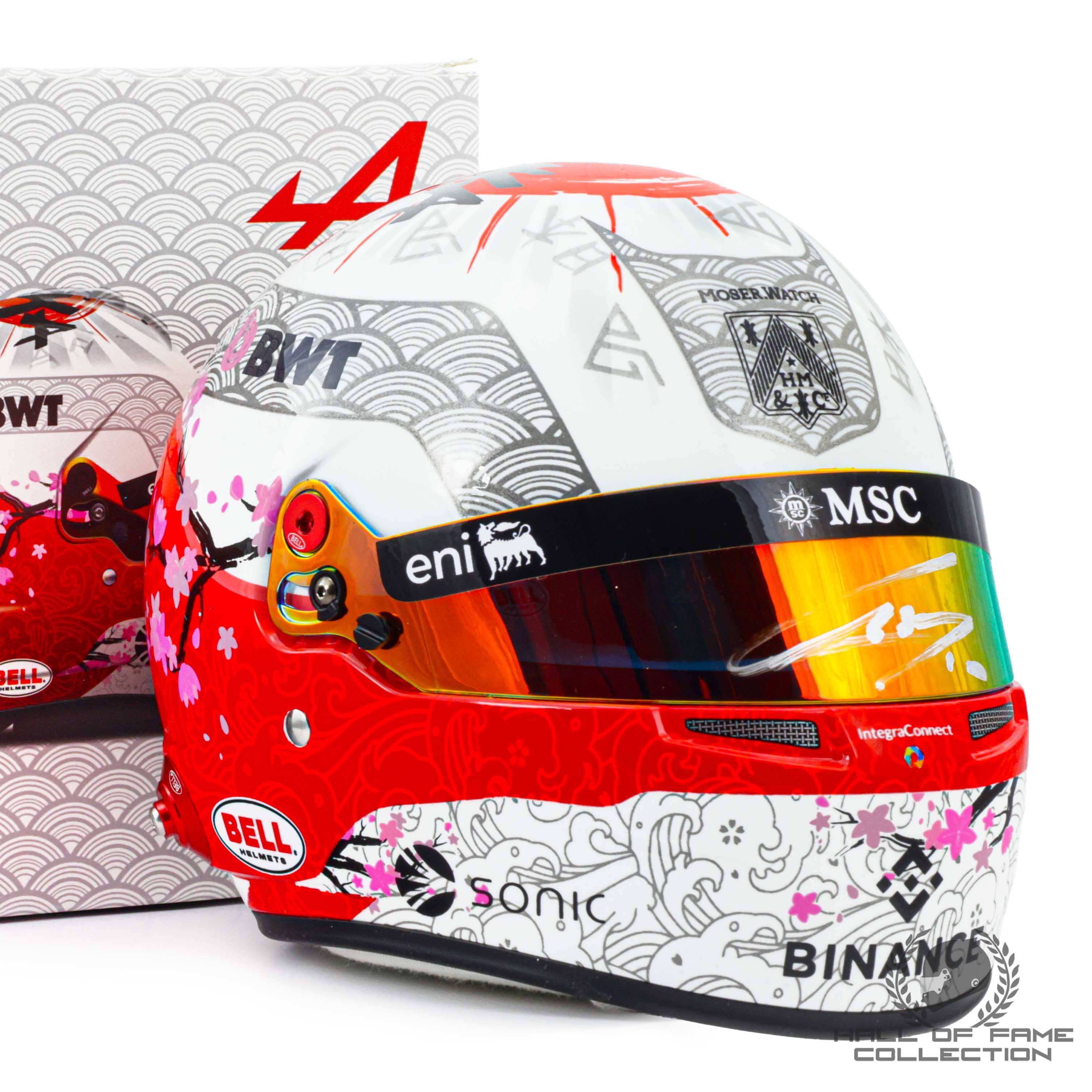 2025 Pierre Gasly Signed Suzuka Special 1:2 Scale Bell Alpine F1 Helmet