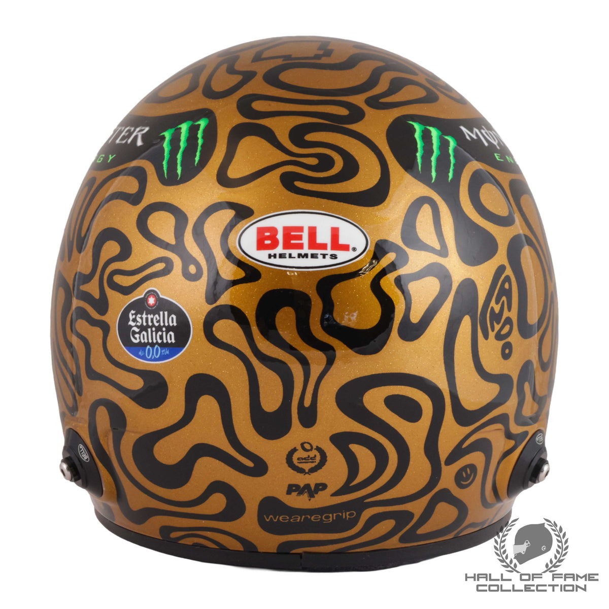 2025 Lando Norris Signed McLaren World Champion Bell 1:2 Helmet