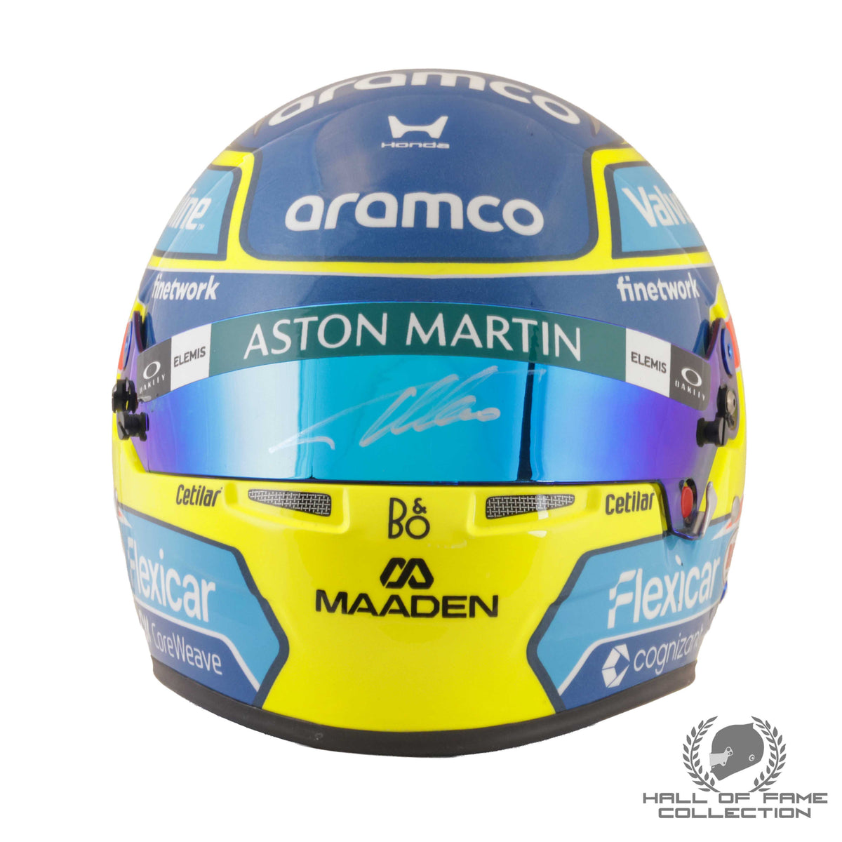 2026 Fernando Alonso Signed 1:2 Scale F1 Helmet