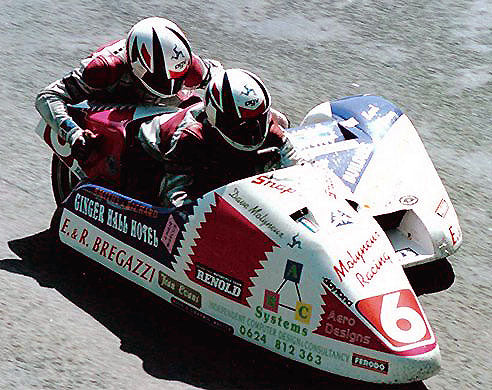 Isle of Man TT Race Winning Trophy won by Dave Molyneux 1993 Sidecar Race B