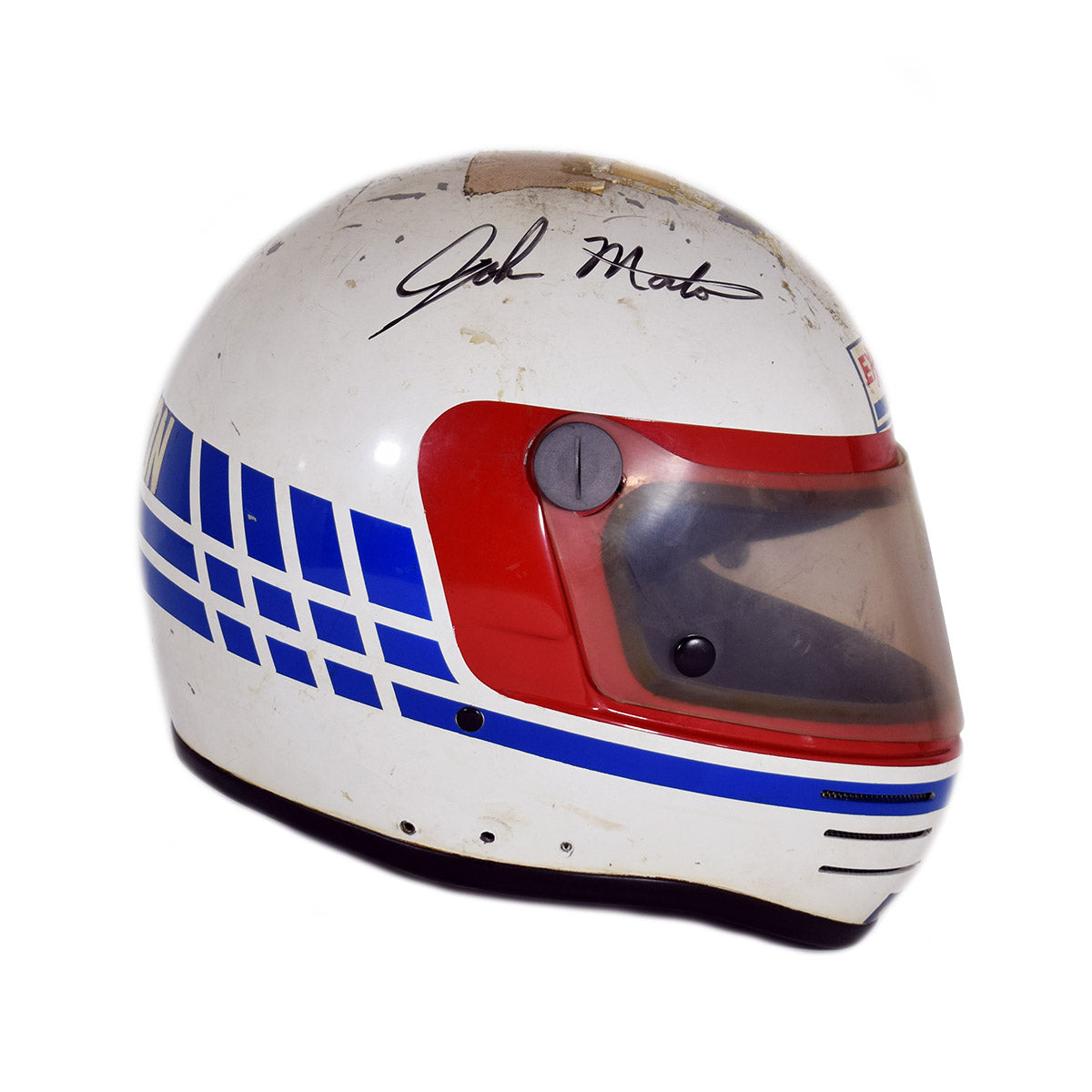 1989 John Morton IMSA Can Am Autographed Race Worn Helmet